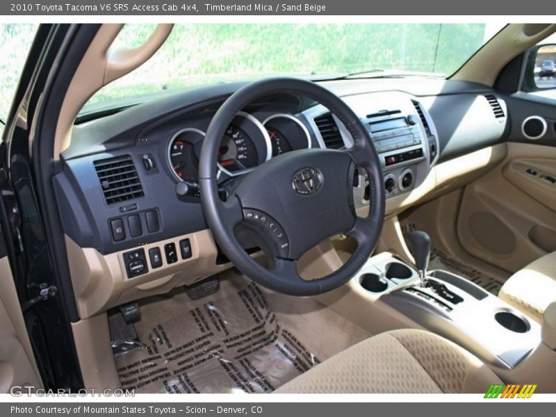 Timberland Mica / Sand Beige 2010 Toyota Tacoma V6 SR5 Access Cab 4x4