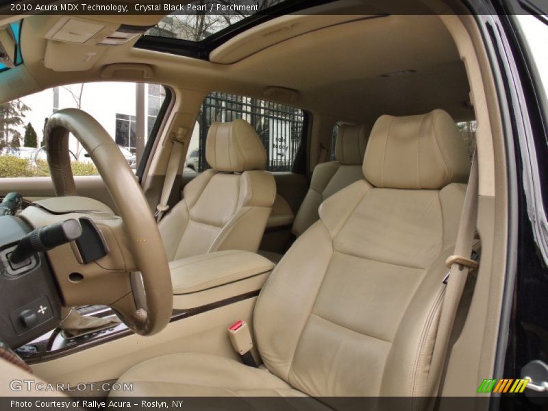 Crystal Black Pearl / Parchment 2010 Acura MDX Technology