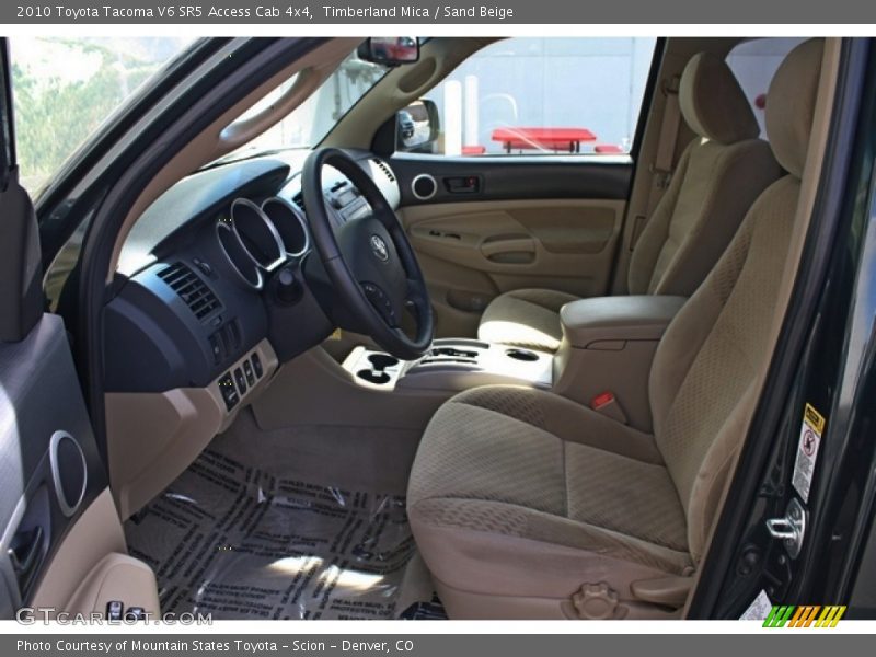 Timberland Mica / Sand Beige 2010 Toyota Tacoma V6 SR5 Access Cab 4x4
