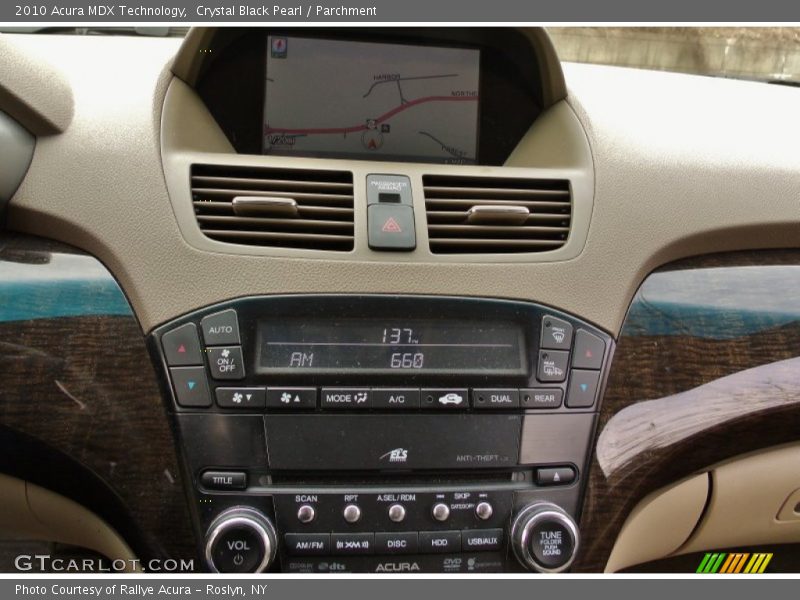 Crystal Black Pearl / Parchment 2010 Acura MDX Technology