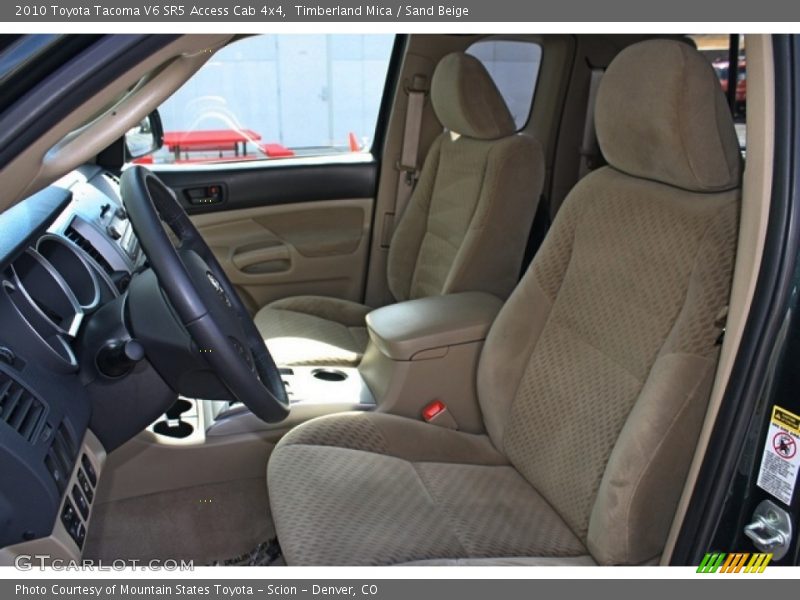 Timberland Mica / Sand Beige 2010 Toyota Tacoma V6 SR5 Access Cab 4x4