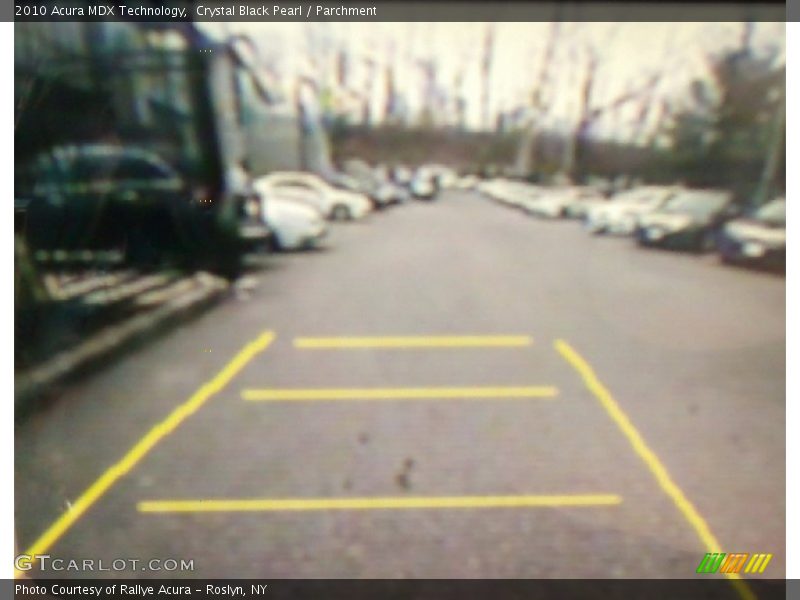 Crystal Black Pearl / Parchment 2010 Acura MDX Technology