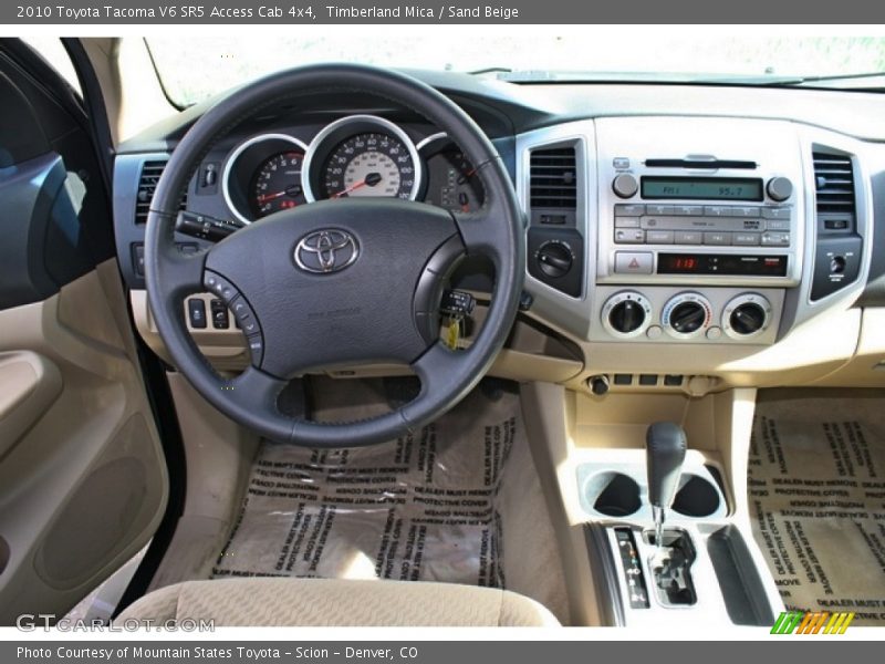 Timberland Mica / Sand Beige 2010 Toyota Tacoma V6 SR5 Access Cab 4x4