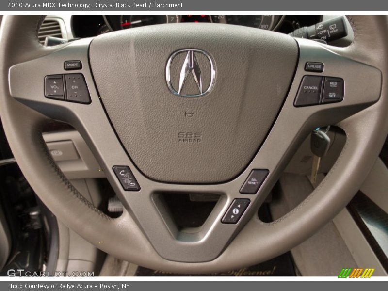 Crystal Black Pearl / Parchment 2010 Acura MDX Technology