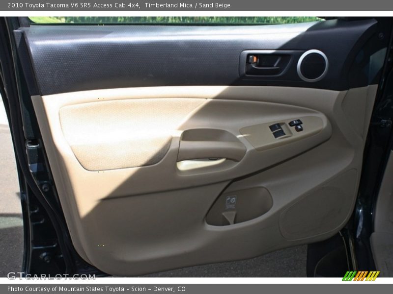 Timberland Mica / Sand Beige 2010 Toyota Tacoma V6 SR5 Access Cab 4x4