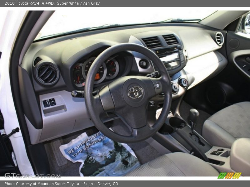 Super White / Ash Gray 2010 Toyota RAV4 I4 4WD