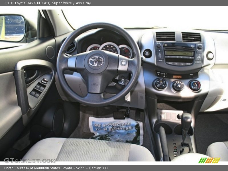 Super White / Ash Gray 2010 Toyota RAV4 I4 4WD