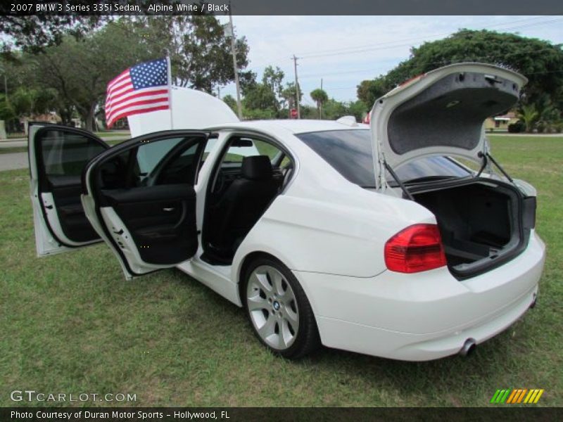 Alpine White / Black 2007 BMW 3 Series 335i Sedan