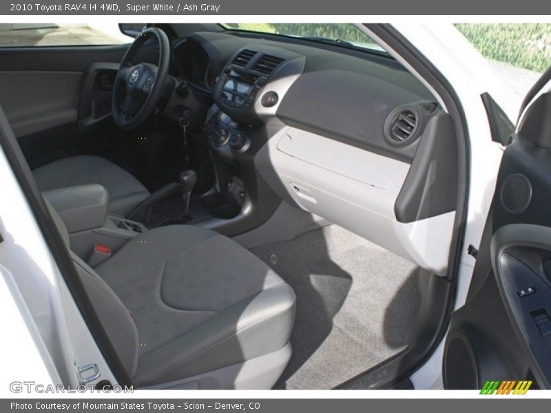 Super White / Ash Gray 2010 Toyota RAV4 I4 4WD