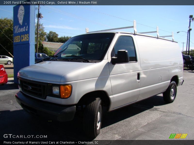 Oxford White / Medium Flint 2005 Ford E Series Van E150 Cargo