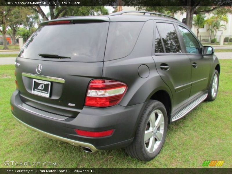 Black / Black 2009 Mercedes-Benz ML 350