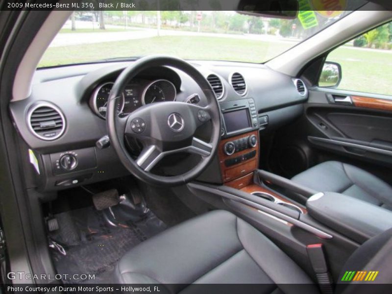 Black Interior - 2009 ML 350 