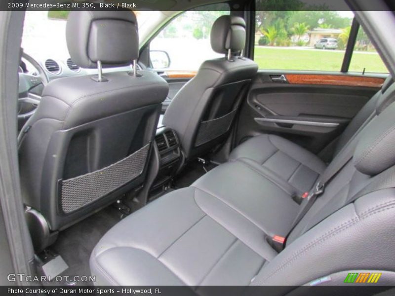 Rear Seat of 2009 ML 350