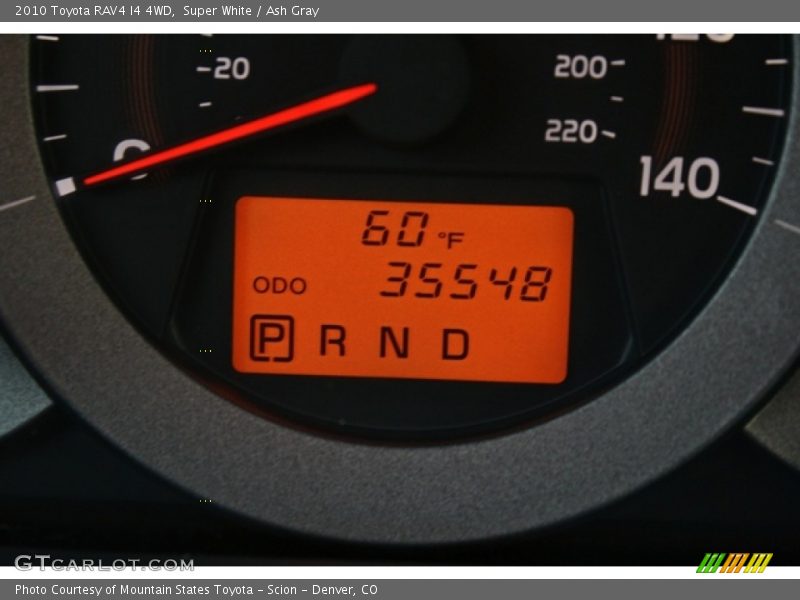 Super White / Ash Gray 2010 Toyota RAV4 I4 4WD