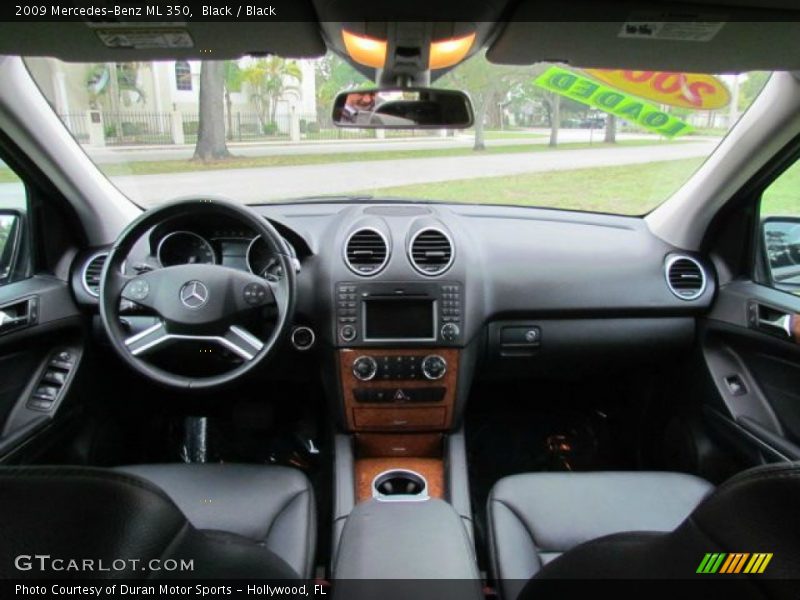 Dashboard of 2009 ML 350