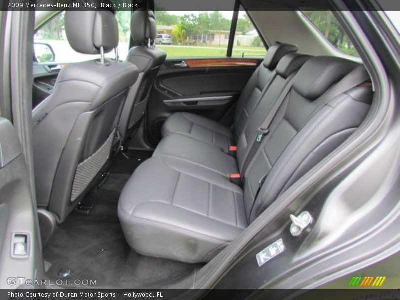 Black / Black 2009 Mercedes-Benz ML 350