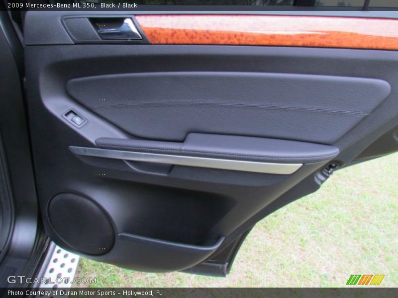 Black / Black 2009 Mercedes-Benz ML 350