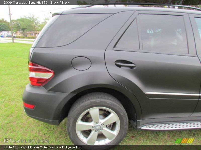 Black / Black 2009 Mercedes-Benz ML 350