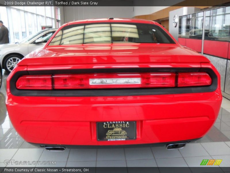 TorRed / Dark Slate Gray 2009 Dodge Challenger R/T