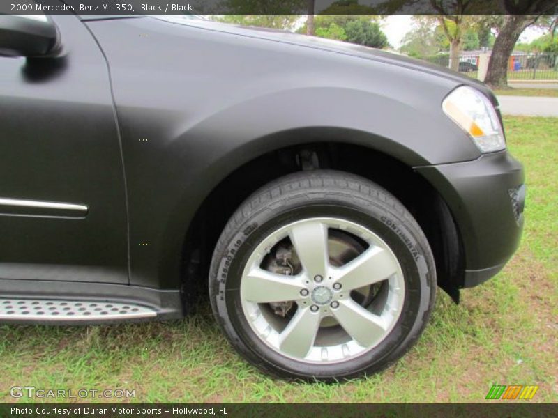 Black / Black 2009 Mercedes-Benz ML 350