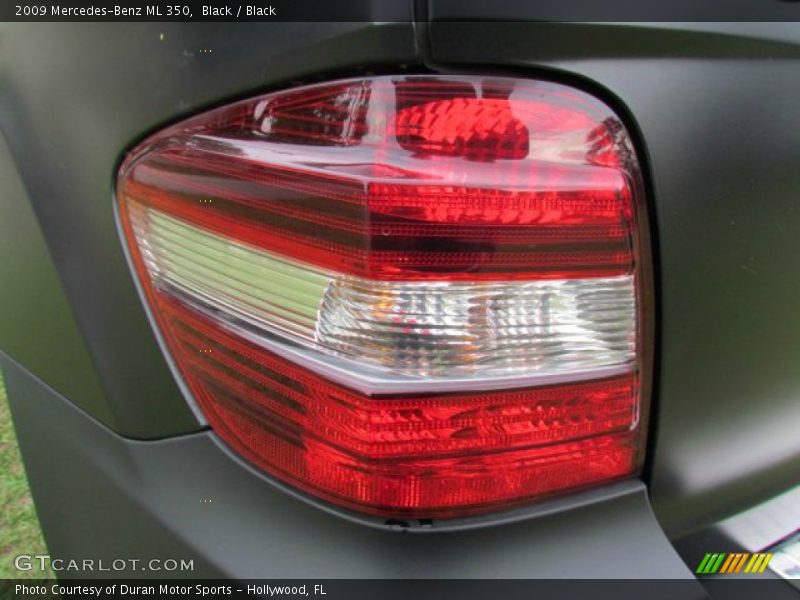 Black / Black 2009 Mercedes-Benz ML 350