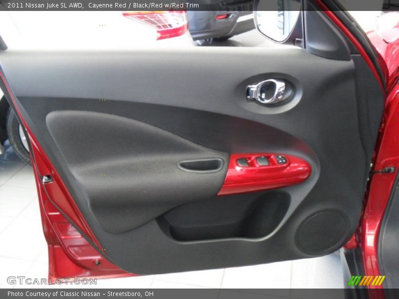 Cayenne Red / Black/Red w/Red Trim 2011 Nissan Juke SL AWD