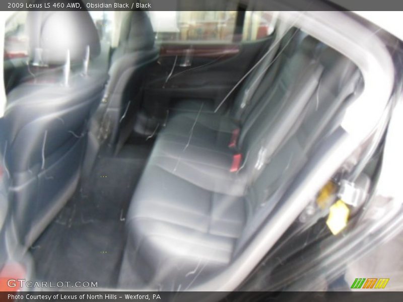 Obsidian Black / Black 2009 Lexus LS 460 AWD