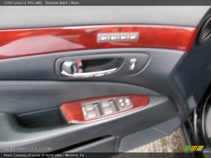 Obsidian Black / Black 2009 Lexus LS 460 AWD