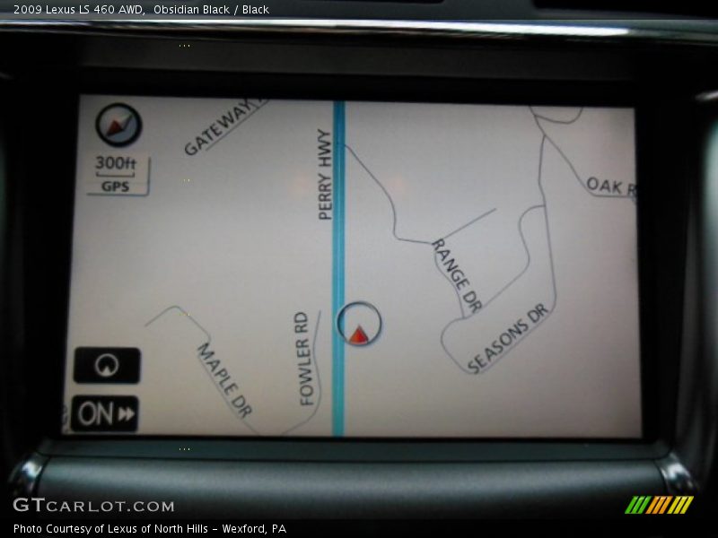 Navigation of 2009 LS 460 AWD