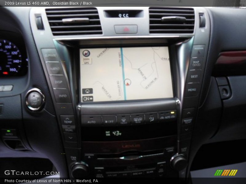 Obsidian Black / Black 2009 Lexus LS 460 AWD