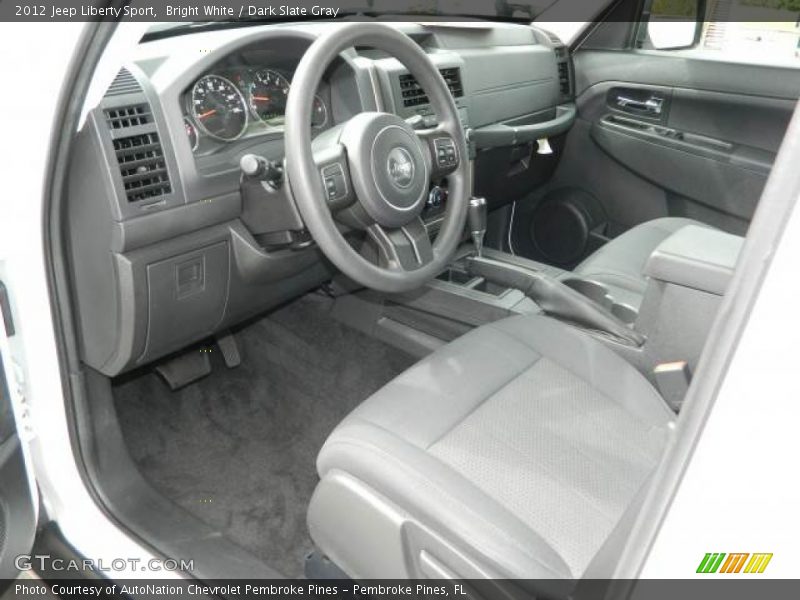Dark Slate Gray Interior - 2012 Liberty Sport 