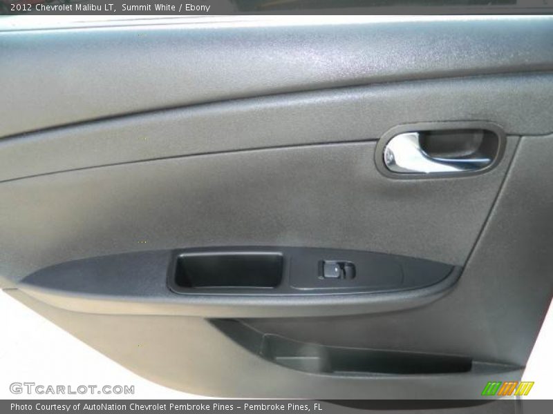 Summit White / Ebony 2012 Chevrolet Malibu LT