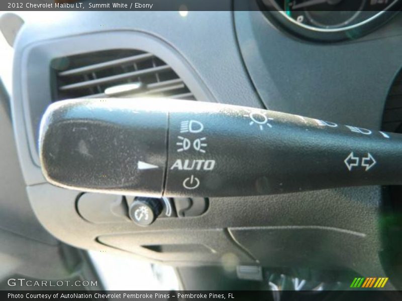 Summit White / Ebony 2012 Chevrolet Malibu LT