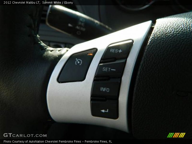 Summit White / Ebony 2012 Chevrolet Malibu LT