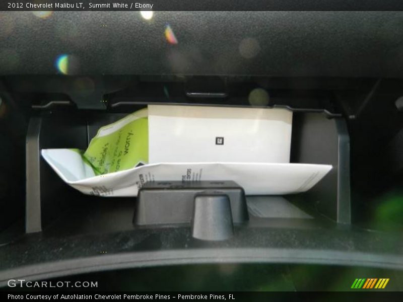 Summit White / Ebony 2012 Chevrolet Malibu LT