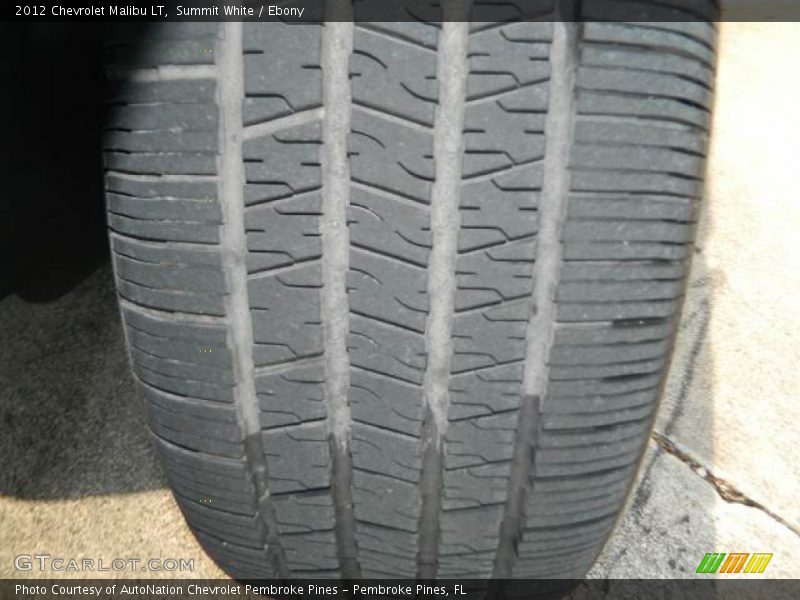 Summit White / Ebony 2012 Chevrolet Malibu LT