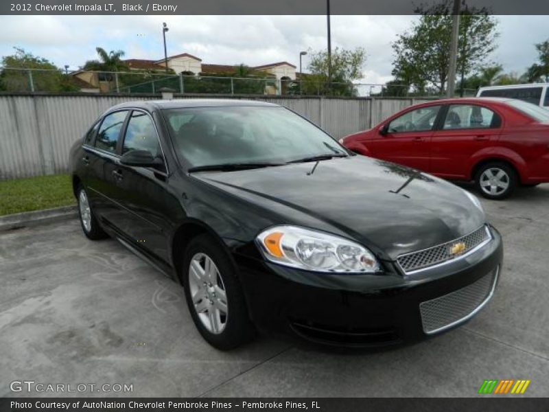 Black / Ebony 2012 Chevrolet Impala LT