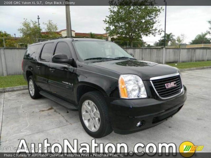 Onyx Black / Ebony 2008 GMC Yukon XL SLT