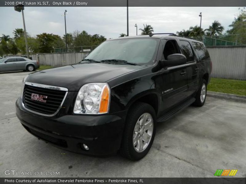 Onyx Black / Ebony 2008 GMC Yukon XL SLT