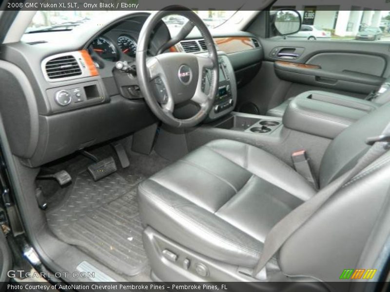 Onyx Black / Ebony 2008 GMC Yukon XL SLT