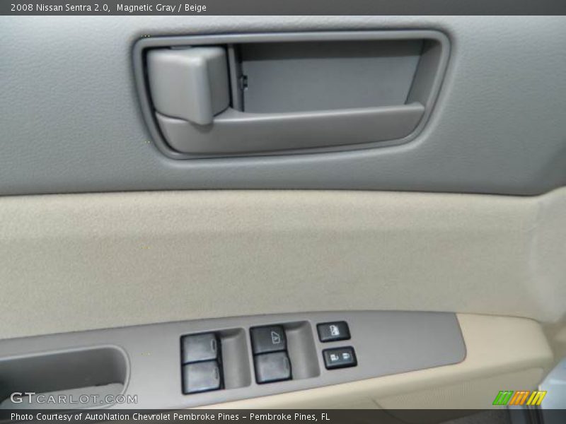 Magnetic Gray / Beige 2008 Nissan Sentra 2.0