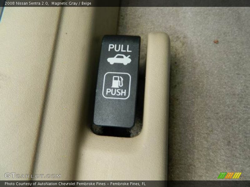 Magnetic Gray / Beige 2008 Nissan Sentra 2.0