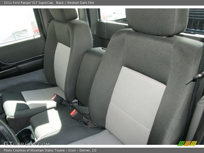 Black / Medium Dark Flint 2011 Ford Ranger XLT SuperCab