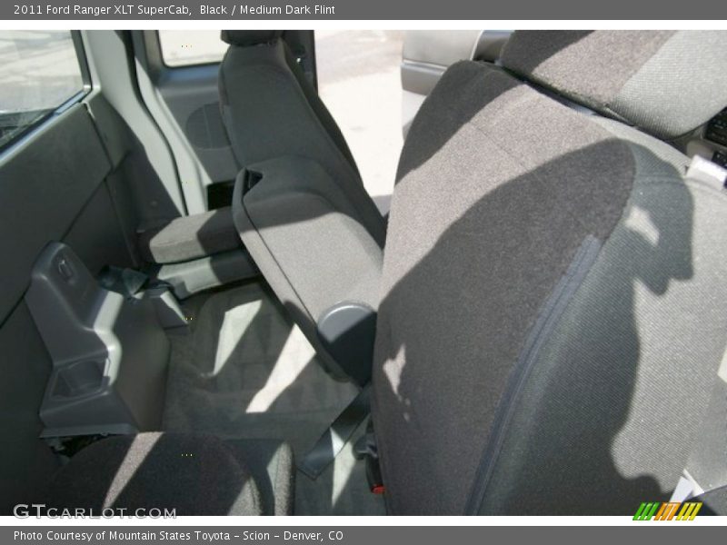 Black / Medium Dark Flint 2011 Ford Ranger XLT SuperCab