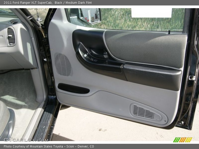 Black / Medium Dark Flint 2011 Ford Ranger XLT SuperCab