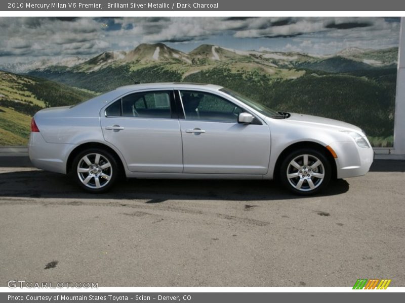 Brilliant Silver Metallic / Dark Charcoal 2010 Mercury Milan V6 Premier
