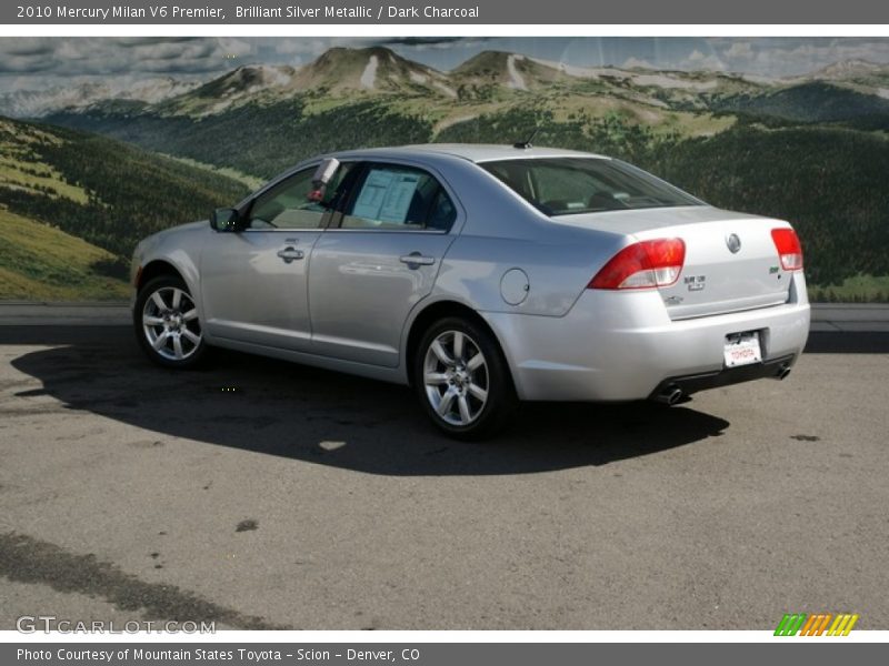 Brilliant Silver Metallic / Dark Charcoal 2010 Mercury Milan V6 Premier