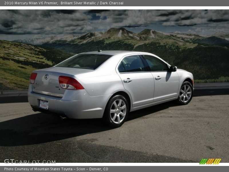 Brilliant Silver Metallic / Dark Charcoal 2010 Mercury Milan V6 Premier