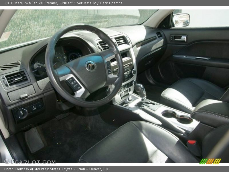 Brilliant Silver Metallic / Dark Charcoal 2010 Mercury Milan V6 Premier