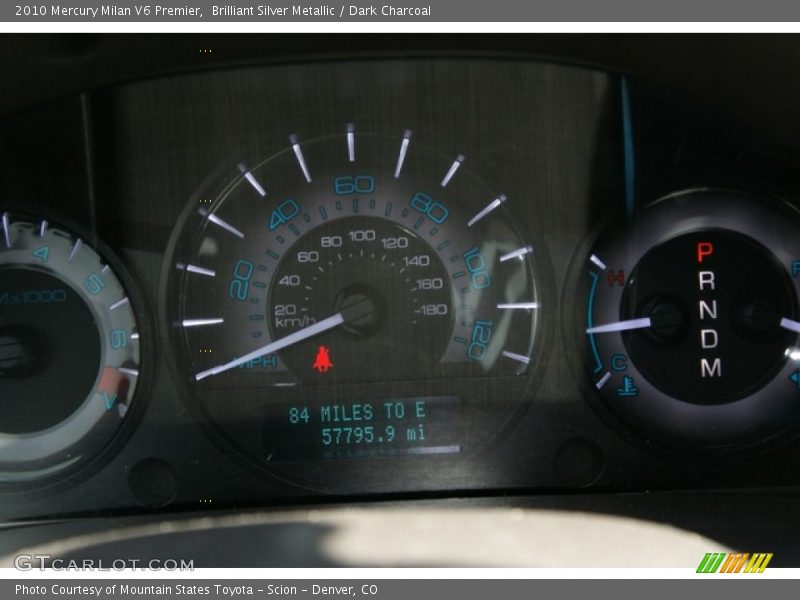 Brilliant Silver Metallic / Dark Charcoal 2010 Mercury Milan V6 Premier